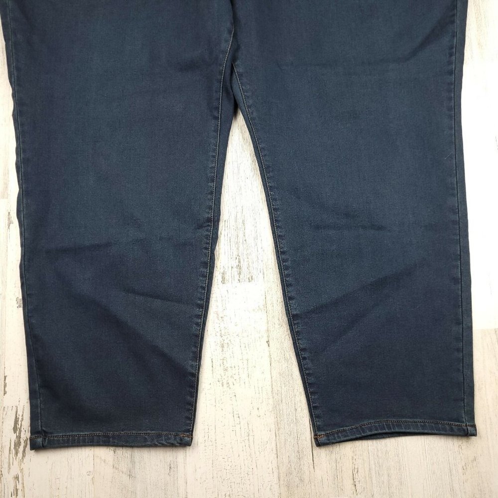 Avenue Denim Women's Skinny Pull On Luxe Sateen Size 26/28 (48x25) NWT - Picture 3 of 10
